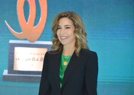 سمو الأميرة غيداء طلال تكرم الإعلاميين الحاصلين على جائزة مؤسسة الحسين للسرطان للإعلاميين 
